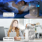 Portable Mini Cooling Fan with Mist